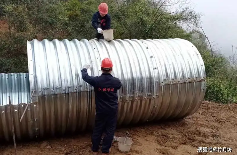 舊涵洞改造：鋼波紋管涵讓不修路也能換新涵的解決方案！